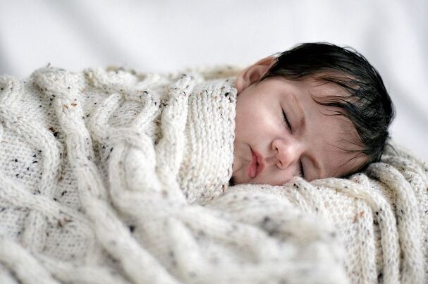 Burlingame Placenta Sleeping Baby